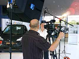 Mercedes filming